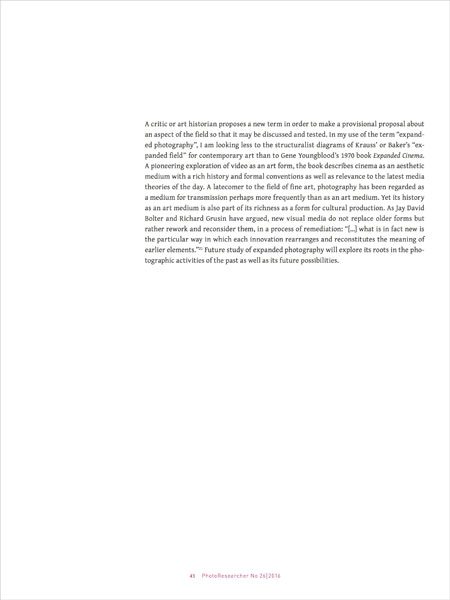 Expanded Photography: Persistence of the Photographic 